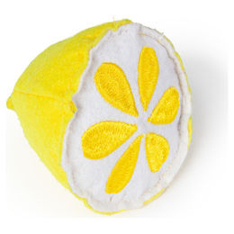Karlie Katzenspielzeug Limone aus Textil mit Catnip in Gelb und Weiß – Bild 1 von 5