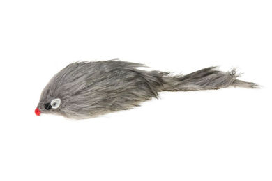 Karlie Katzenspielzeug Plüschmaus mit Stimme grau 12 cm - 12 cm – Bild 1 von 3