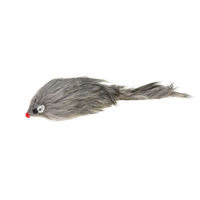 Produktbild von Karlie Katzenspielzeug Plüschmaus mit Stimme grau 12 cm - 12 cm