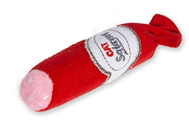 Karlie Katzenspielzeug Textil Salami Rot mit Catnip 11,5 cm - 11,5 cm – Bild 1 von 13