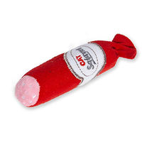 Produktbild von Karlie Katzenspielzeug Textil Salami Rot mit Catnip 11,5 cm - 11,5 cm