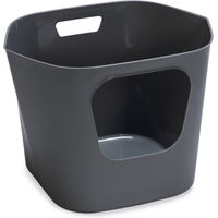 Produktbild von Karlie Katzentoilette Lotus Eco offene Schalentoilette Grau Kunststoff Größe L
