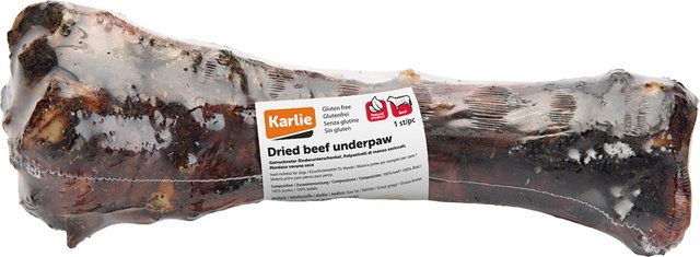 Produktbild von Karlie Kauknochen Getrocknetes Unterbein Rind Glutenfrei 3 x 22-24 cm - 3 x 22 cm