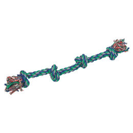 Produktbild von Karlie Kauseil Tauspielzeug aus Baumwolle multicolor mit 4 Knoten