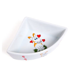 Karlie Keramik Ecknapf für Kaninchen Weiß 250 ml - 250 ml – Bild 1 von 5