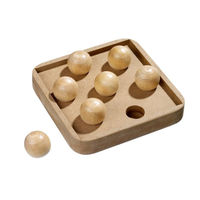 Produktbild von Karlie Kitty Brain Train Boccia Intelligenzspielzeug aus Holz für Katzen