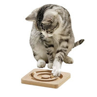 Produktbild von Karlie Kitty Brain Train Cirkel Intelligenzspielzeug aus Holz für Katzen Größe L