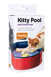 Karlie Kitty Lake KatzenSpielzeug aus Silikon Blau-Rot Bunt 30 x 10 cm – Bild 1 von 4