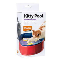 Produktbild von Karlie Kitty Lake KatzenSpielzeug aus Silikon Blau-Rot Bunt 30 x 10 cm