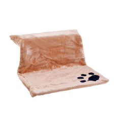 Karlie Kitty Siesta Heizkörperliege für Katzen Beige Plüsch Größe L – Bild 1 von 3