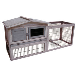 Produktbild von Karlie Kleintierhaus Sunshine Cottage Kleintierkäfig aus Holz in Beige und wasserfest