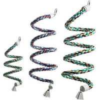 Produktbild von Karlie Kletterspirale aus Baumwolle für Papageien und Großsittiche bunt 24 cm - 100 cm