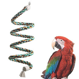 Karlie Kletterspirale aus Baumwolle für Papageien und Großsittiche bunt - 80 cm – Bild 1 von 6
