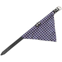 Produktbild von Karlie KOLIBRI Lederhalsband für Hunde in Blau oder Schwarz, 20 mm x 57 cm