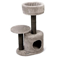 Produktbild von Karlie Kratzbaum Arvid L Grau mit Sisal
