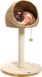Karlie Kratzbaum Banana Leaf II für Katzen beige 93 cm Höhe – Bild 1 von 4