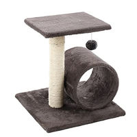 Produktbild von Karlie Kratzbaum Binky Flamingo Grau mit Sisal für Katzen