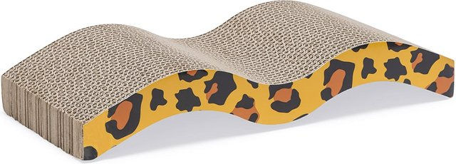 Karlie Kratzbrett für Katzen aus Pappe mit Leopard-Design 40x19cm – Bild 1 von 4