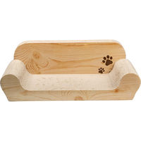 Produktbild von Karlie Kratzbrett Relax aus Natur Kratzpappe in Braun für kleine bis mittelgroße Katzen L 54 x B 26 x H 19 cm