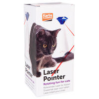 Produktbild von Karlie Laserpointer Katzenspielzeug aus Kunststoff in Blau und Weiß
