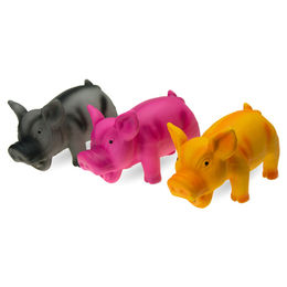 Produktbild von Karlie Latexschwein Quietschspielzeug Schwarz 17 x 7 x 7 cm