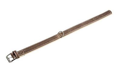 Produktbild von Karlie Leder Halsband Comfort Grau Größe L - 1 Stk.