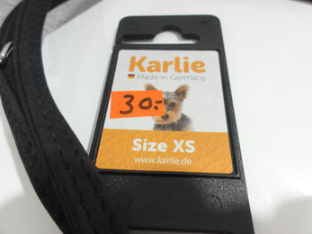 Karlie Lederleine aus Büffelleder für kleine Hunde Schwarz 200 cm - 200 cm – Bild 1 von 5