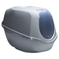 Produktbild von Karlie Mega Smart Cat Eco Katzentoilette mit Haube XL Grau