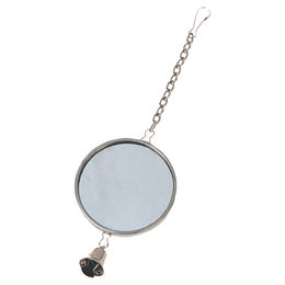 Produktbild von Karlie Metallspiegel für Papageien rund silber