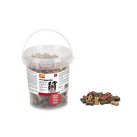 Produktbild von Karlie Mini Bones Mix Hundesnacks Huhn und Lachs ohne Zucker 500 g - 500 g