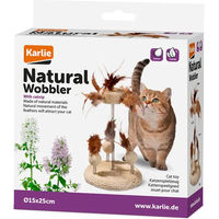 Produktbild von Karlie Nature Katzen-Naturspielzeug aus Sisal und Luffa mit Feder