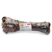 Produktbild von Karlie Naturkauartikel Getrocknetes Rinderunterbein rund glutenfrei für Hunde - 6 x 22 cm