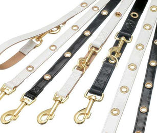 Karlie NOBLE LINE Hundeleine aus Kunstleder in Weiß mit 100 cm Länge und 20 mm Breite – Bild 1 von 1