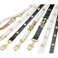 Produktbild von Karlie NOBLE LINE Hundeleine aus Kunstleder Schwarz 25 mm 100 cm