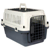 Produktbild von Karlie Nomad Flugzeugbox Transportbox aus Kunststoff XS Grau