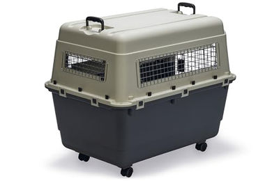 Karlie Nomad Flugzeugbox Transportbox für Hunde aus Kunststoff IATA-konform Größe L 100x67x75 cm – Bild 1 von 9