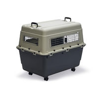 Produktbild von Karlie Nomad Flugzeugbox Transportbox für Hunde aus Kunststoff IATA-konform Größe L 100x67x75 cm