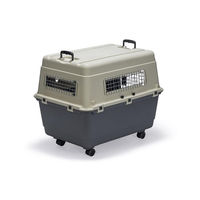 Produktbild von Karlie Nomad Transportbox für Hunde in Grau Größe L aus Kunststoff