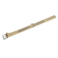 Produktbild von Karlie Nordic Strass Halsband aus Kunstleder Hellbeige XL 65 cm x 40 mm