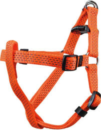 Karlie Norwegergeschirr Hund aus Nylon mit Reflexfunktion Gelb oder Orange für kleine bis mittlere Hunde – Bild 1 von 4