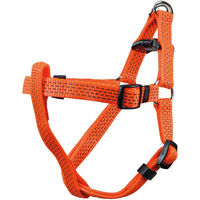Produktbild von Karlie Norwegergeschirr Hund aus Nylon mit Reflexfunktion Gelb oder Orange für kleine bis mittlere Hunde