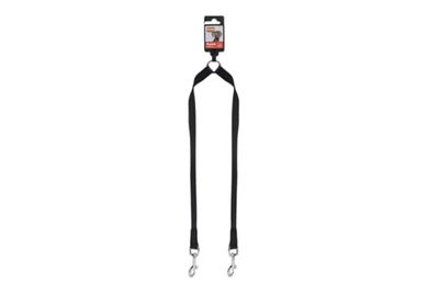 Karlie Nylon Doppelleine Schwarz 50 cm x 2 cm - 2 x 50 cm – Bild 1 von 13