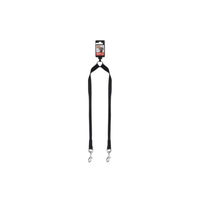 Produktbild von Karlie Nylon Doppelleine Schwarz 50 cm x 2 cm - 2 x 50 cm