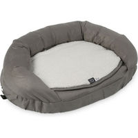 Produktbild von Karlie Ortho Bed Hundeliegebett oval Grau Größe 2 mit Gelenksupport