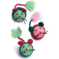 Produktbild von Karlie Ping Pong Katzenspielbälle aus Wolle in Bunt mit 4 cm Durchmesser