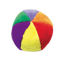 Produktbild von Karlie Plüschspielzeug Hund Ball mit Squeaker bunt 14 cm