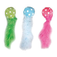 Produktbild von Karlie Polka Ball Katzenspielzeug aus Plüsch in Bunt - 30 g