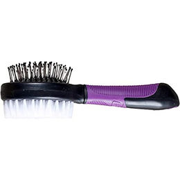 Karlie Professional 2-in-1 Borsten- und Stiftbürste für Hunde lila-schwarz – Bild 1 von 1