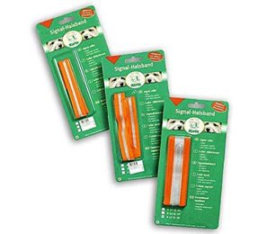 Karlie Reflex Leuchthalsband für Hunde mit Klettverschluss in Neon Orange 45 cm – Bild 1 von 1