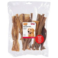 Produktbild von Karlie Rinderkopfhaut Naturkauartikel für Hunde glutenfrei 450g - 10 x 20 cm